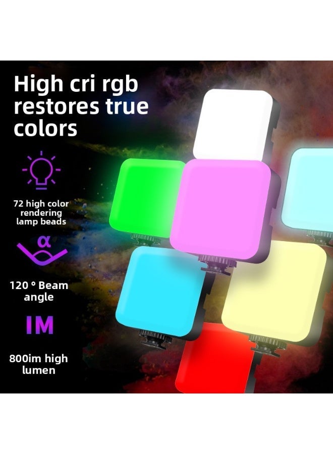 LED Selfie Fill Light – Portable Handheld RGB Pocket Light for Mobile Photography & Live Streaming - Image 3